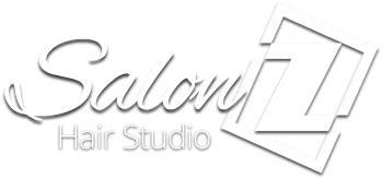 Salon Z hair studio logo in color white